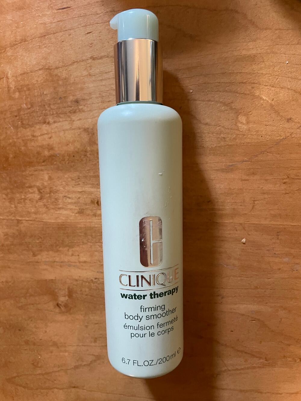 Clinique Water Therapy Firming Body Smoother 6.7 Fl Oz Discontinued